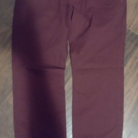 Goodefellow and Company maroon mens casual pants 30 30 new with tags - Picture 4 of 4